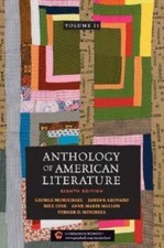 Anthology of American Literature, Vol. 2 by McMichael, George