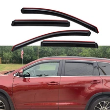 For 2014-2019 Toyota Highlander In-Channel Sleek Rain Guard Window Vent Visor