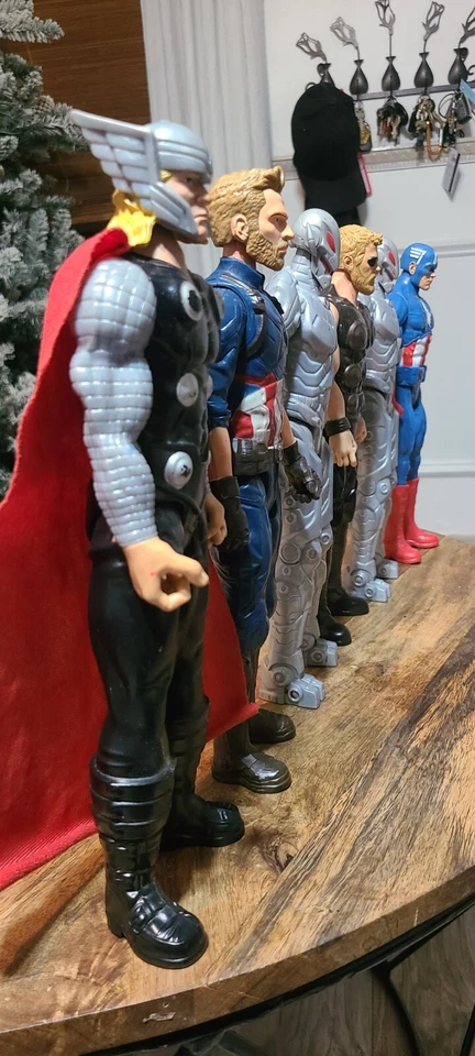Marvel Figures Titan Hero Series 12-inch lot of 6 Super Heroes Action Figures - Image 2 of 4