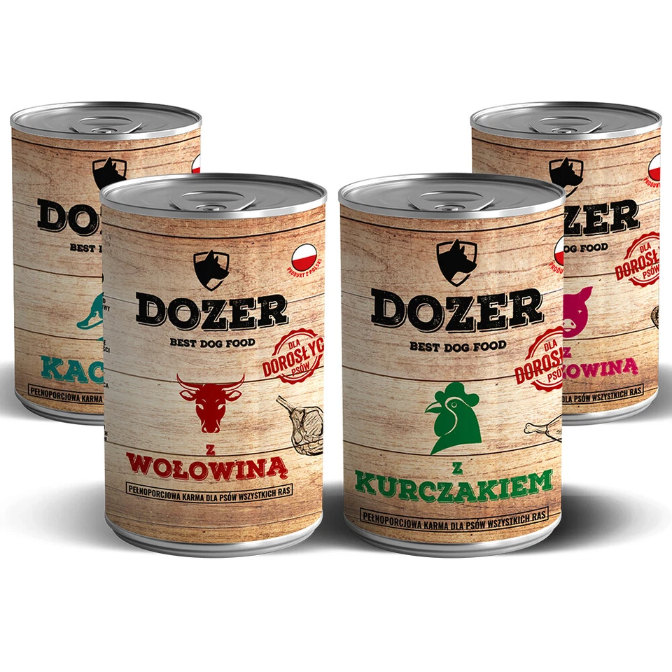 400g Hundefutter Dozer Premium Nassfutter getreidefrei Dosen | alle Sorten MIX - Bild 3 von 4