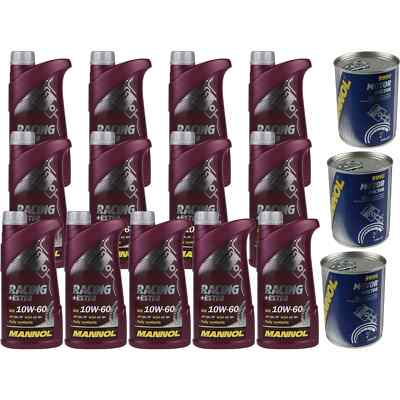 13L Motoröl MANNOL Racing+Ester 10W-60 3x MANNOL Motor Doctor ADDITIV