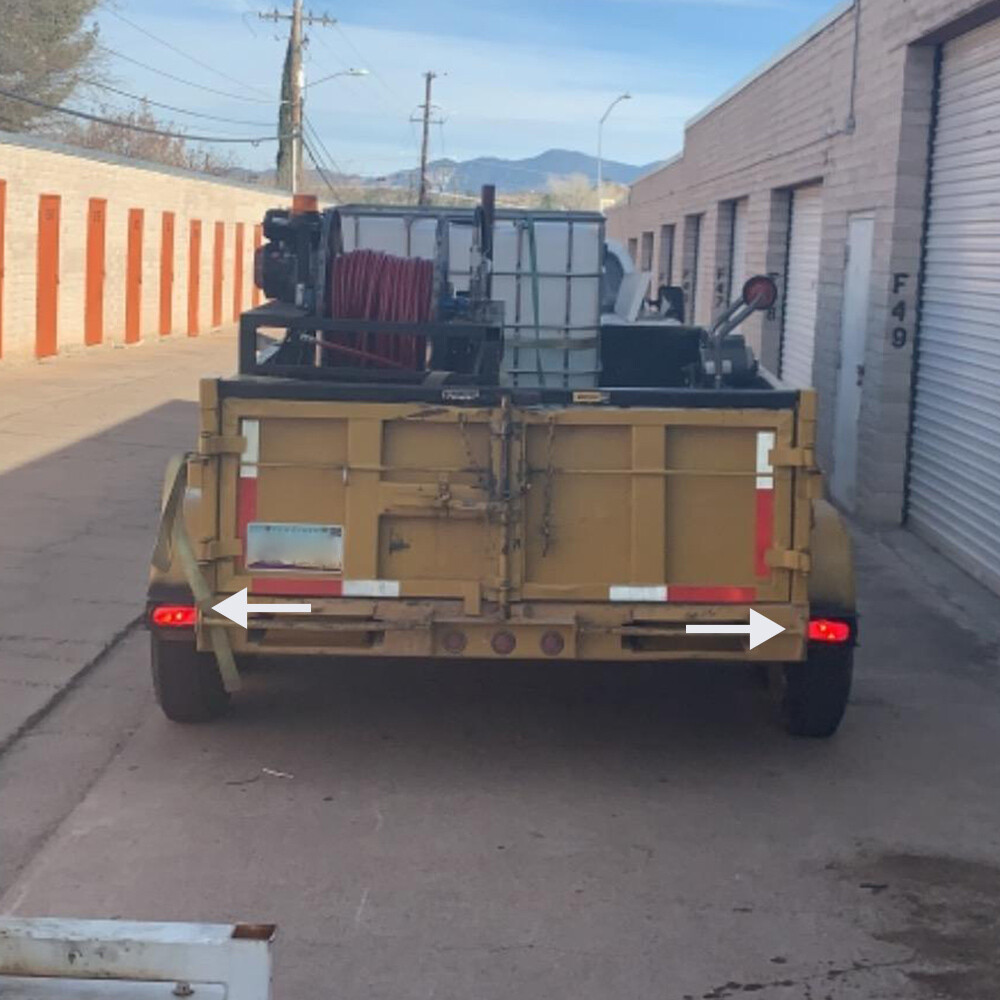 Luces Para Trailas O Remolque Trailer Light Kit LED Trailer Steel Box Kit Fit For Trailer/Truck W/ 6" Oval Tail Light & 2" Marker Lamp Boat Trailer Lights Boat Trailer Parts - Foto 12