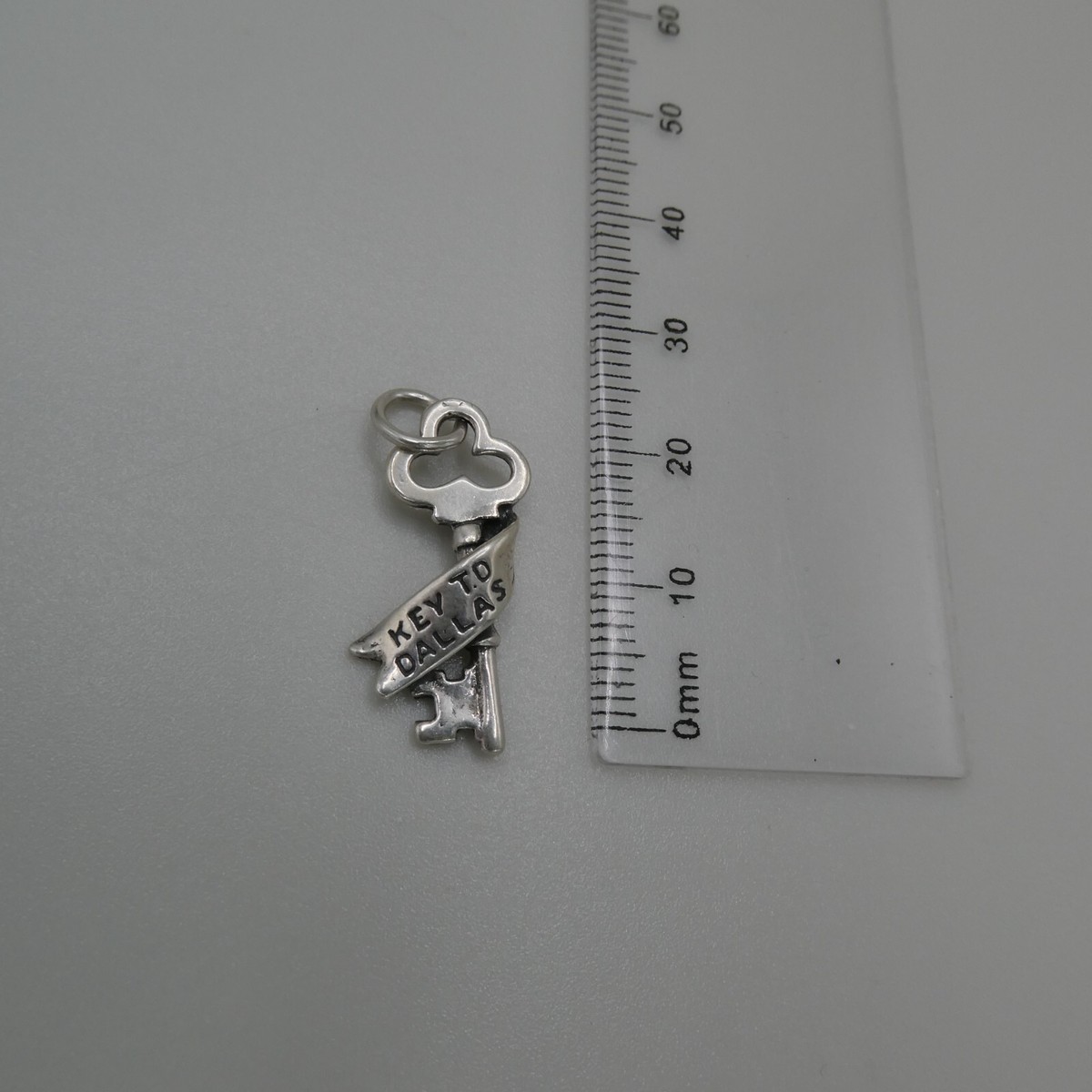 まいこ専用 Vintage Dallas TX Key to the City Charm Pendant Sterling