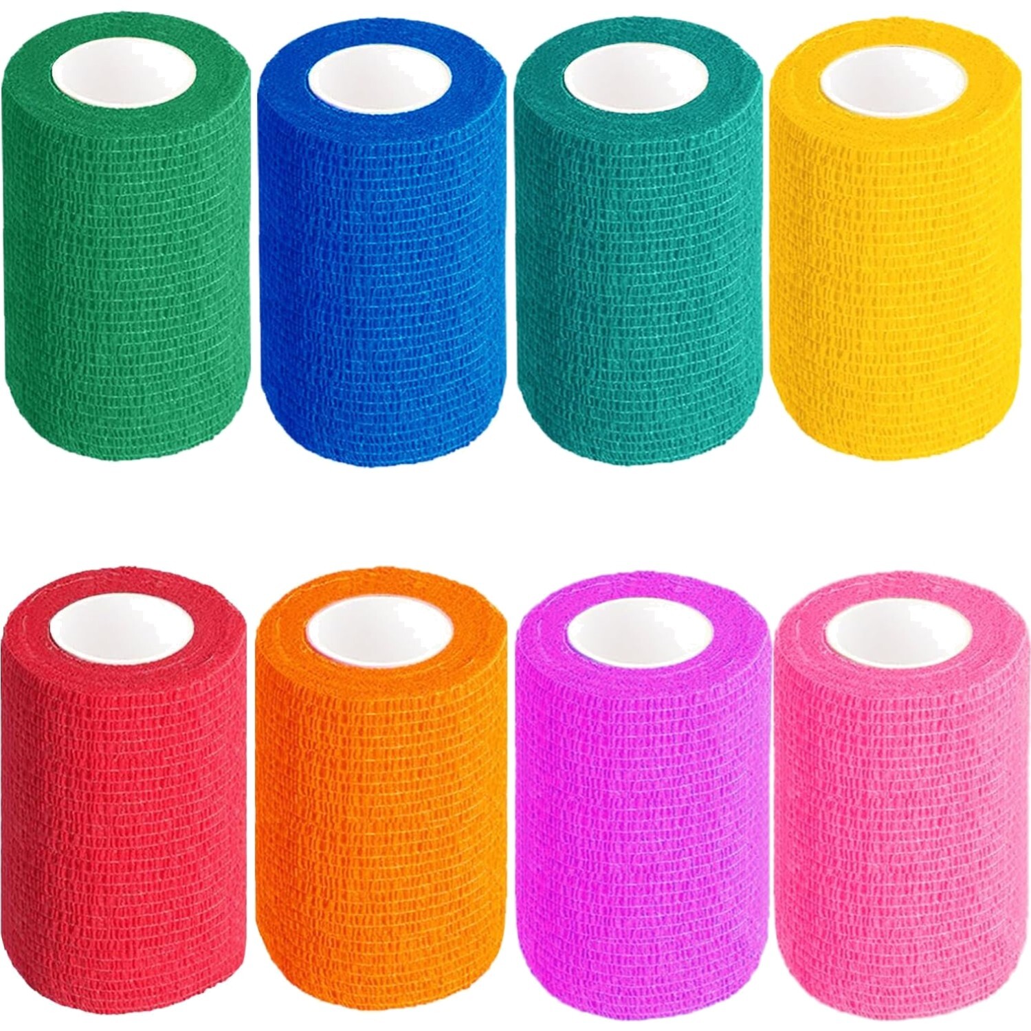 Hypoallergener Selbstklebender Verband - 8x7,5cm x 4,5m für Sportler und Tiere