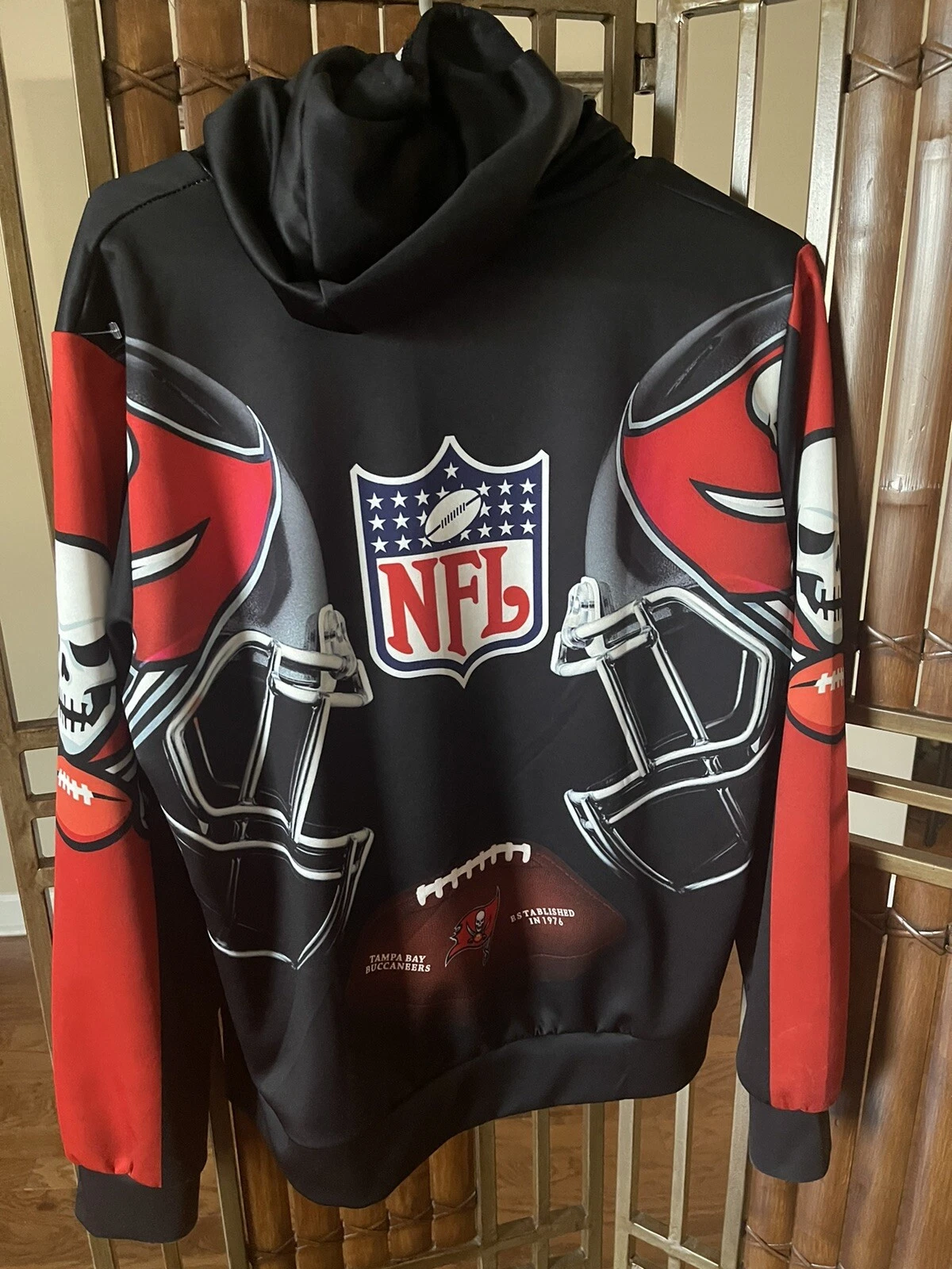 Tampa Bay Buccaneers All Over Print 3D Hoodie Small
