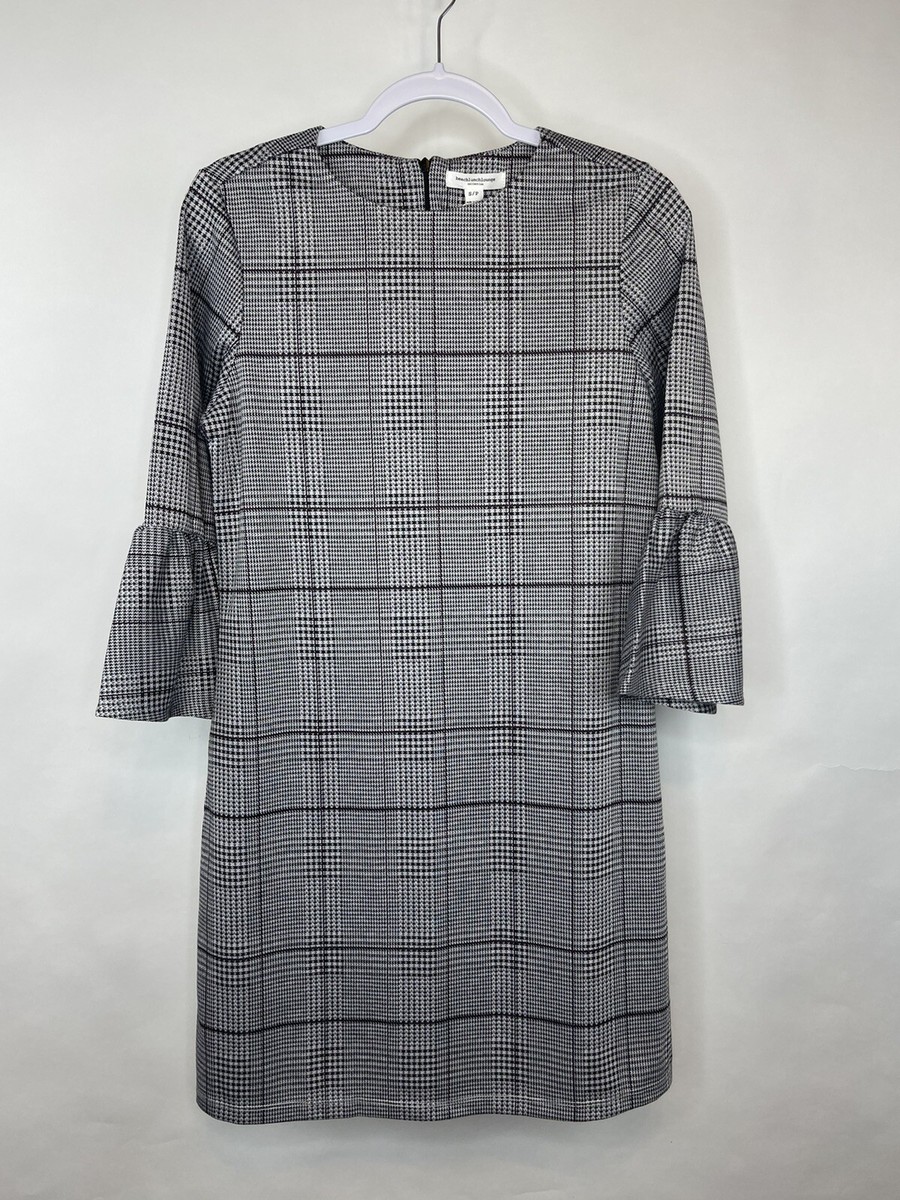 beach lunch lounge gingham dress Womens S Mini Sharlene Glen Check Bell Sleeve NWT Halter Sweep Train Wedding Best Sellers For Spring/Summer Shirt Size:16.5 x 34-35 This fun long sleeve
