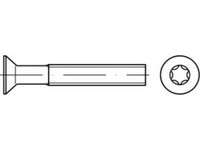 200 X Senkschrauben, Mit Innensechsrundtorx Din 965 A 4 M 5 X 45 -T25 A 4 Ves, C