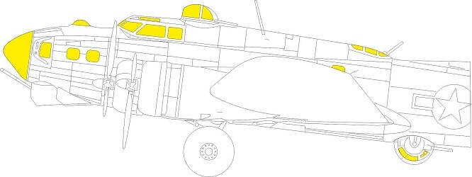 Eduard Accessories EX822 - 1:48 B-17G TFace for HKM - New
