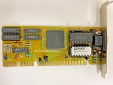 VINTAGE TRIDENT TVGA9000A 512K ISA VGA CARD 9016X2/4 HNG2YPTVGA06X4LT2 MXB107