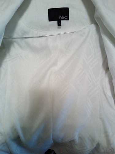 Leinen Business Sakko Jacke Next England Mode Gr. 36 Gr S Sehr guter Zustand - Bild 3 von 3