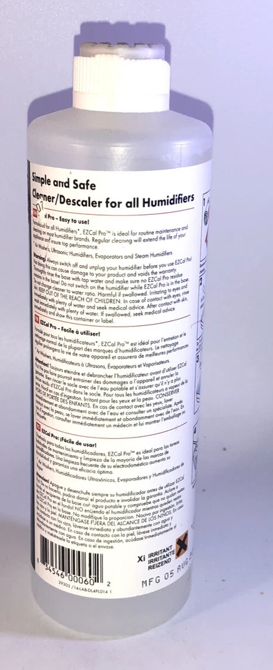 BONECO A100 14oz Air-O-Swiss EZ Cal Pro AOS Humidifier Cleaner and Descaler-NEW - Image 3 of 4