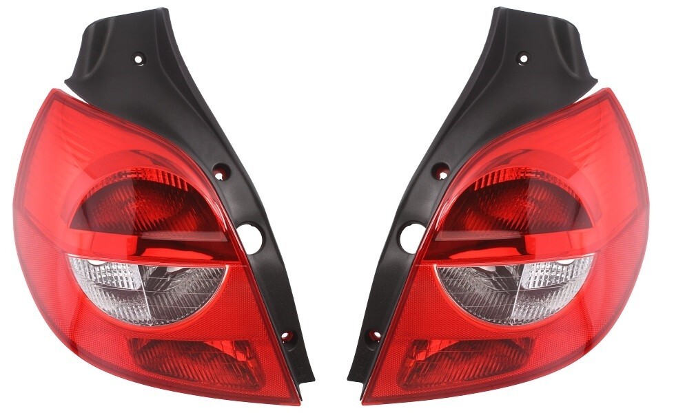 Feu arriere Clio 3 pour rouler la nuit en securite pack complet droit gauche