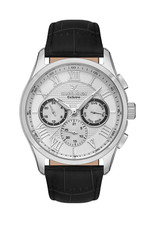 Daniel Klein Exclusive Men White Dial/Black L...