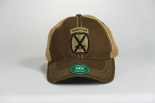 10th Mountain Division Patch Embroidered Olive Drab Legacy brand Trucker Cap