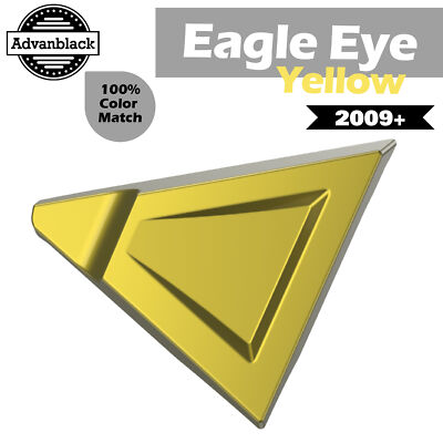 Advanblack Eagle Eye Yellow Holeshot FXR Style Side Covers Fits Harley 09+