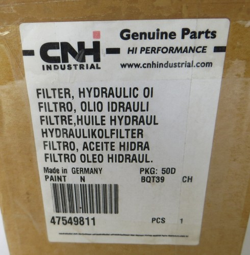 47549811 Hydraulic Oil Filter For New Holland LM6/LM7/LM9 Telehandlers - Picture 3 of 9