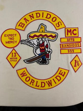 Bandidos Patches Biker Vest Iron-On Jacket