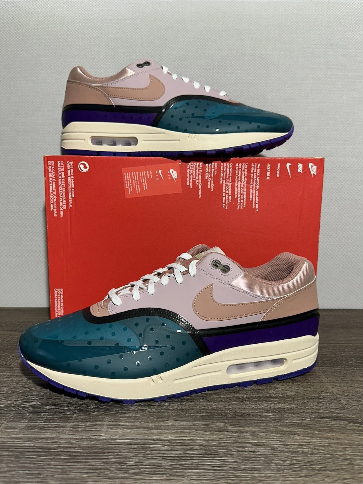 Donna 14US Nike Air Max 1 Premium DV2301 501 "MINI SIMBOLI"