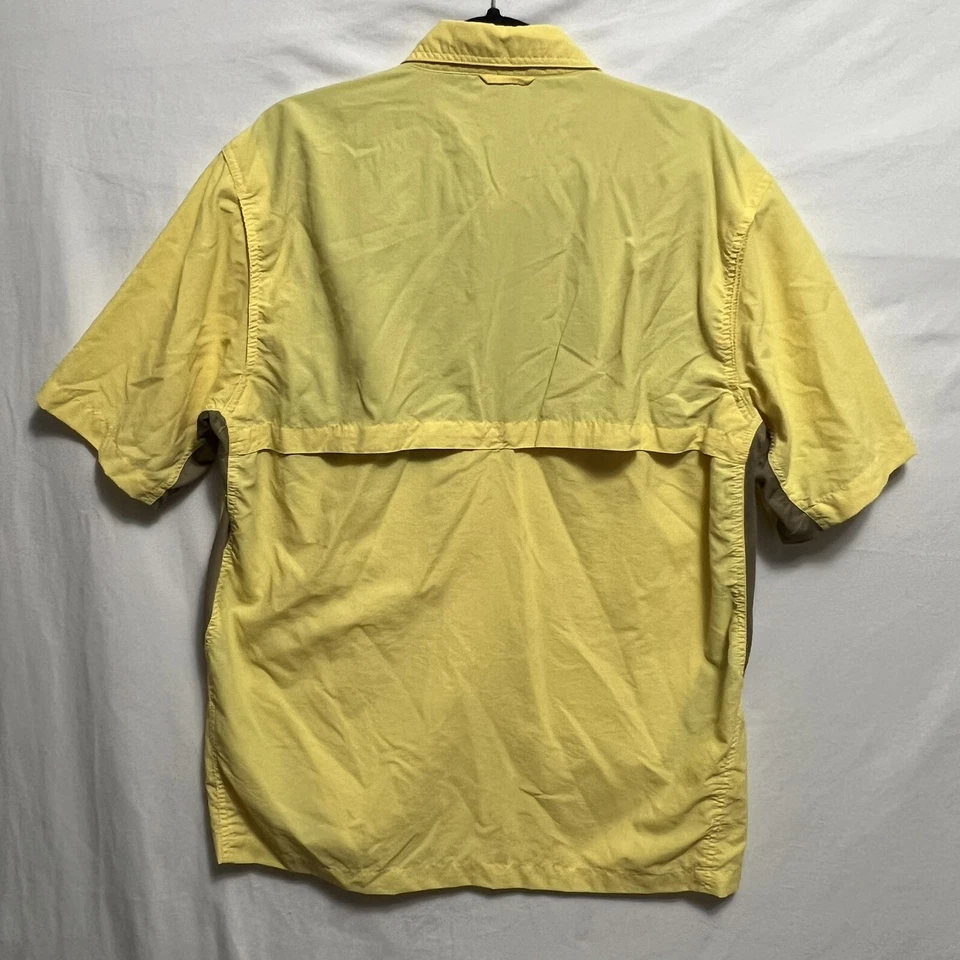 Camisa Natural Gear Para Hombre Mediana Ventilada Exterior Pesca Senderismo Camping Amarilla Foto 2 de 4