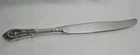 WALLACE ROSE POINT STERLING SILVER LUNCHEON KNIFE 9 INCHES NO MONOGRAM