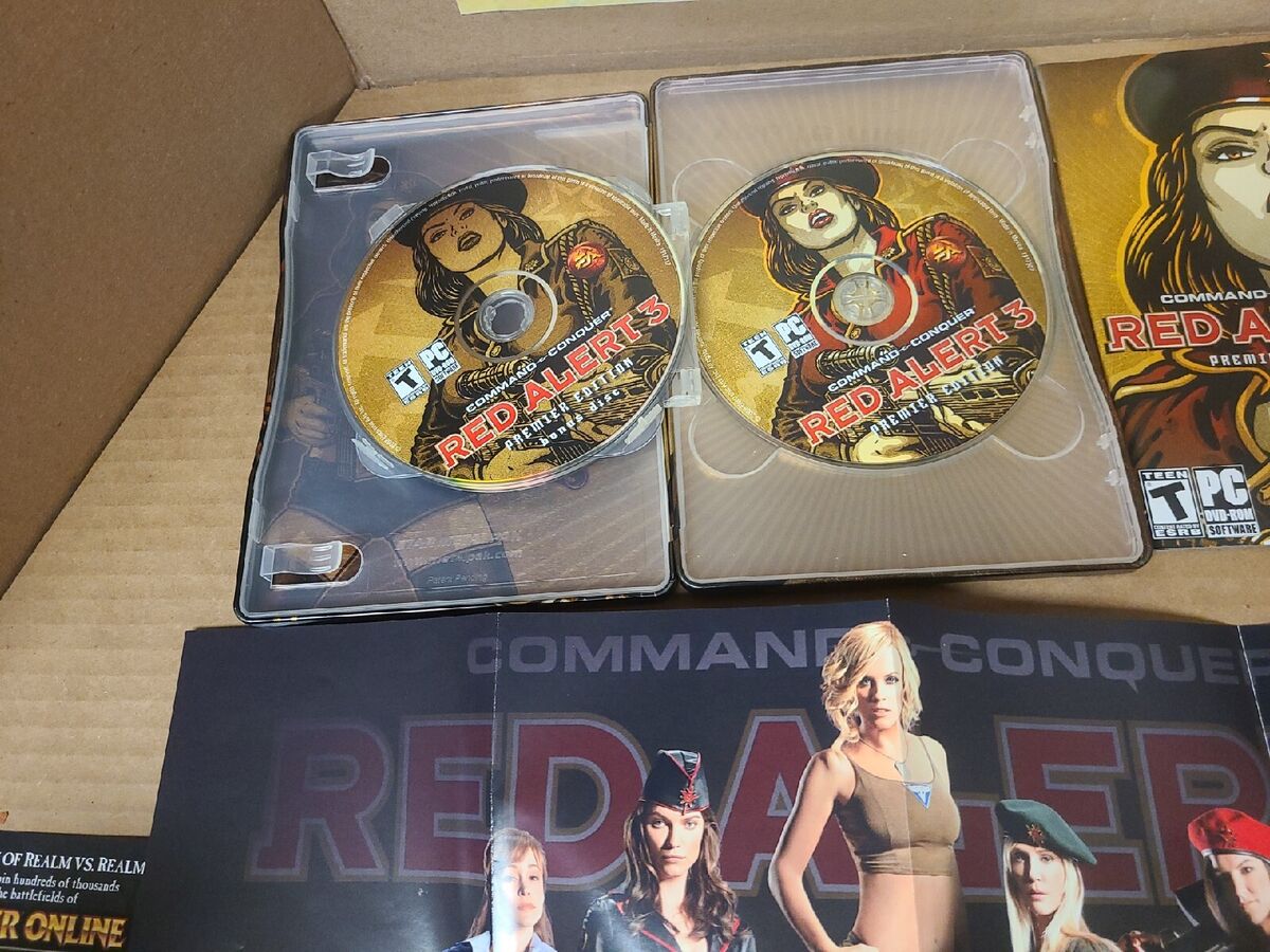 Command & Conquer: Red Alert 3 Complete With Poster PC DVD Command & Conquer: Red Alert 3 Complete With Poster PC DVD