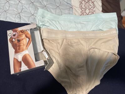 Calvin Klein Underwear Men Cotton Stretch 2 Pack Hip Brief Size XXL