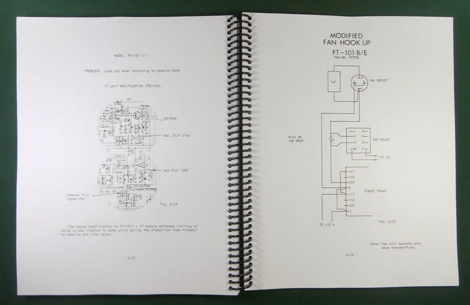 Yaesu FT-101E Service and Instruction Manuals: w /11" X 36" Foldout Schematics! - Image 2 of 4