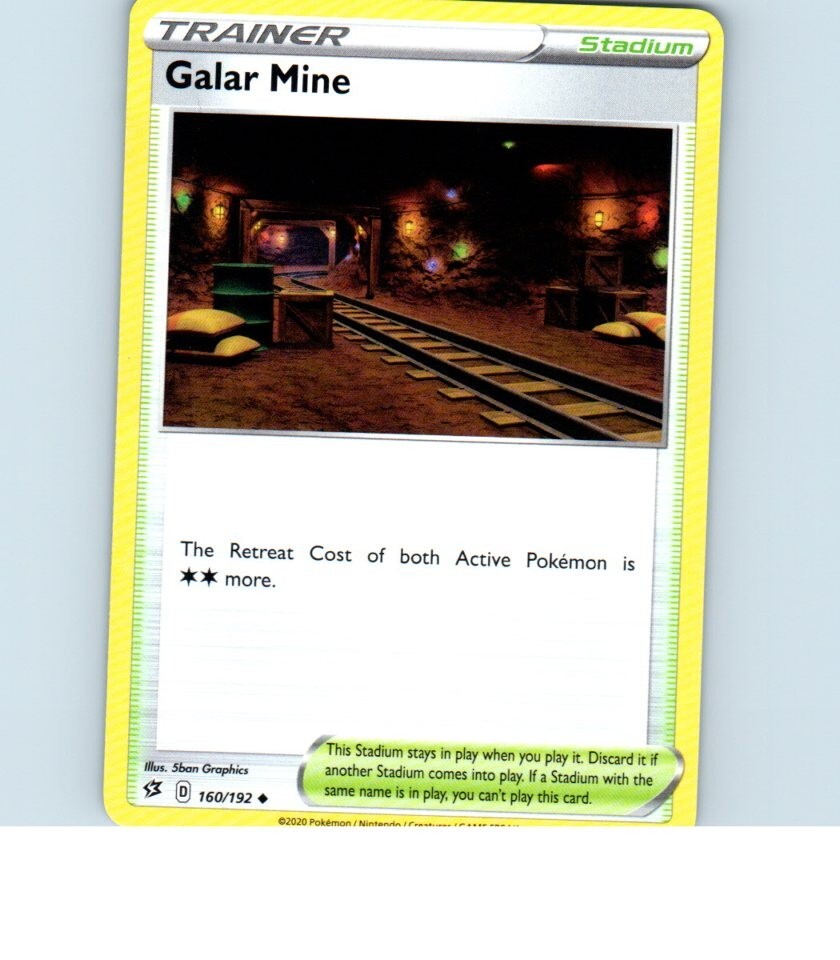 2020 Trainer Galar Mine 160/192 Pokemon Card