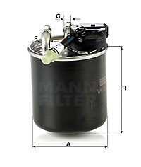 MANN-FILTER P 4002 – Filtro Carburante Per Applicazioni Fuori Strada – Qualità Primo Equipaggiamento – Dimensioni 40x25x38 Mm