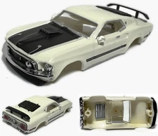 NU-RORA Nurora Road Race Replicas RRR HO Slot Car Body 69 FORD MUSTANG MACH 1 Wh
