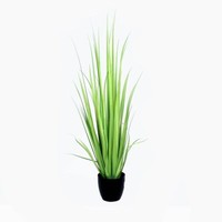 Kunstgras Im Topf 153Cm GrüN Dekopflanze Dekogras Ziergras GräSer Gras