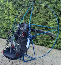 USED Miniplane 4-Piece Rigid Cage 150 Paramotor, Top 80 Engine with 135cm Prop