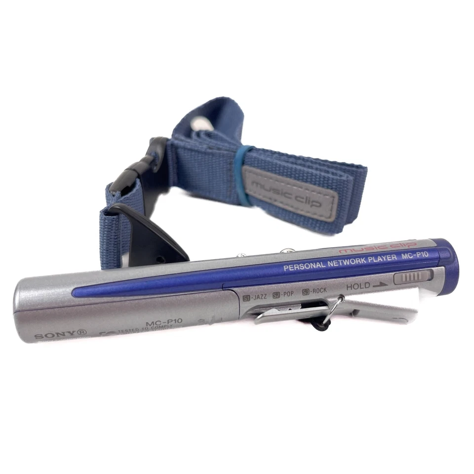 Vintage Sony VAIO Music Clip Personal Network Player MC-P10 MP3 Player With Cord - Image 4 of 4