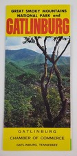 1960s Gatlinburg TN Great Smoky Mountains Visitors Guide Vintage Travel Brochure