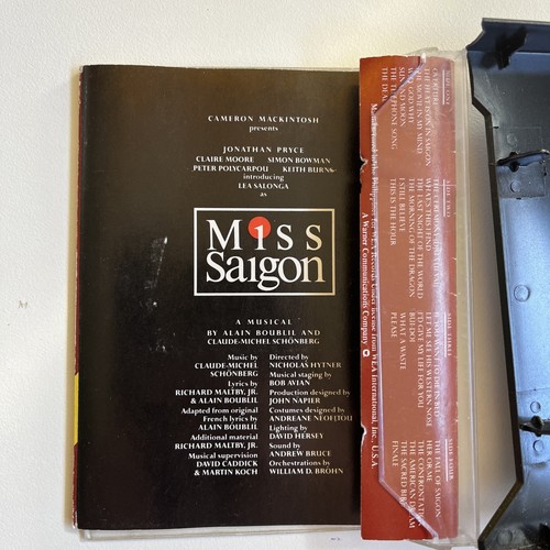ORIGINAL LONDON CAST Miss Saigon LEA SALONGA Philippines Double Cassette - Picture 4 of 6