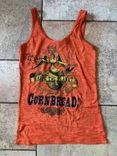 Junk Gypsy Orange Save the Planet It’s the Only One w/ Cornbread Tank Top Size S