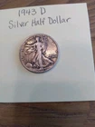 1943-D 50C Walking Liberty Half Dollar 90% Silver
