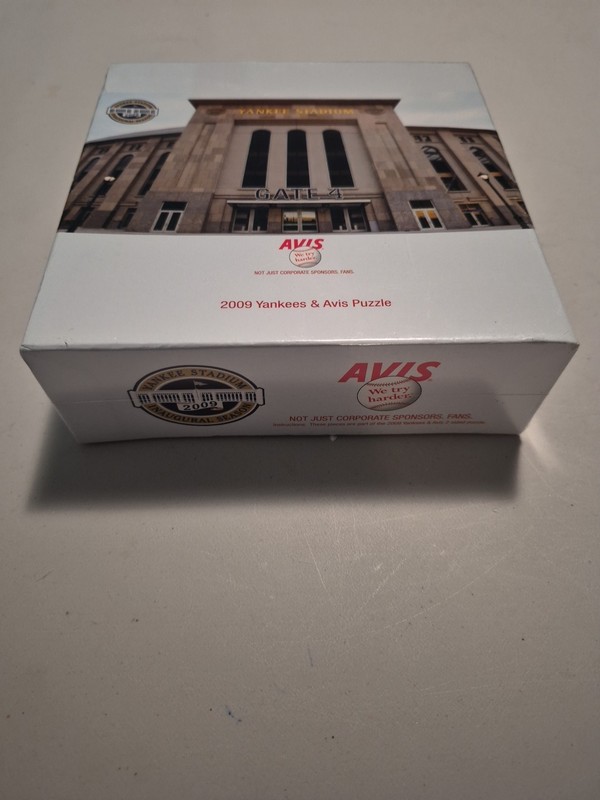 2009 Yankee Stadium Inaugural Season Gate 4 & Avis Giveaway Puzzle Sealed