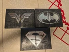 Superman Batman Wonder Woman 2025 US Mint 3 x 2 1/2oz Silver Comic Art Medal Set