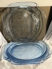 Madrid Depression Pattern Indiana Glass Recollection Blue Dinner Plate