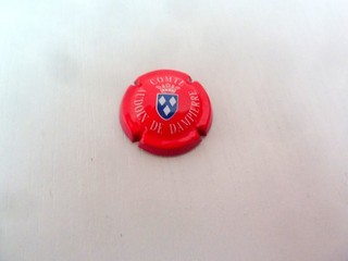 RARE AUDOIN DE DAMPIERRE ROUGE LETTRES FINES STRIEE N°7 ALLCAPS