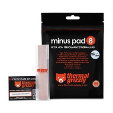 Thermal Grizzly Minus Pad 8 120x20x0.5 mm 2 Pack Thermal Pad for GPU  RAM