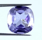 Natural Cambodian Zircon 9.20 Carat Cushion Purple Gemstone Certified T11787