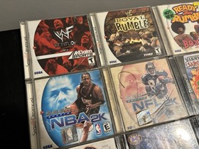 Sega Dreamcast Game Lot 23 Games In Cases Tomb Raider Phantasy Star THPS & More!