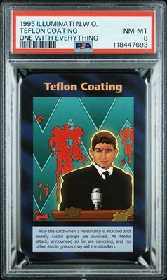 1995 Illuminati N.W.O TCG Teflon Coating One With Everything Obama