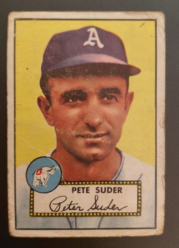 Pete Suder #256 1952 Topps card