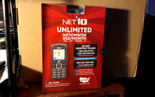 New LG 320G Net 10 No Contract Cell Phone Not Scanned For Activation Sealed