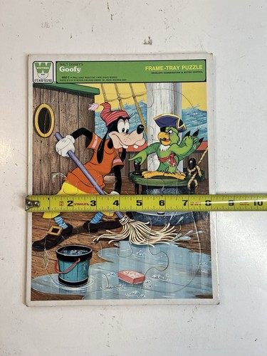 2 VTG Walt Disney Frame Tray Puzzles Whitman/ Jayman Goofy/ Donald Daffy Duck - Picture 6 of 18