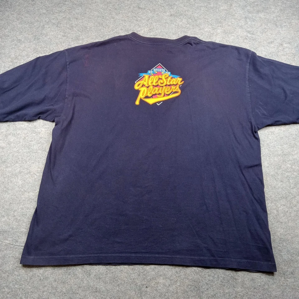 Camiseta de baloncesto vintage para hombre 3XL All Star Game logotipo hecha en EE. UU. Camiseta gráfica años 90 Foto 4 de 4