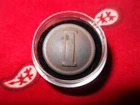 CIVIL WAR CONFEDERATE DUG LINED INFANRTY BUTTON, BY P TAIT 19MM, (ALBERTS 173)